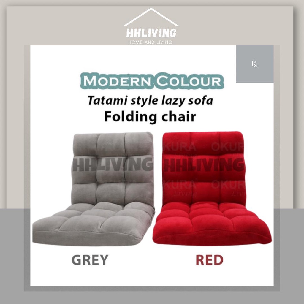 HHLIVING Japanese Tatami Style Folding Lazy Sofa/Folding Chair/Fordable Sofa Bed/Recliner Chair