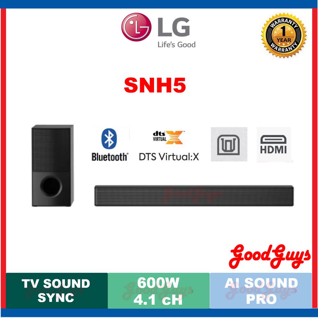 LG SNH5 600W 4.1CH SOUND BAR WITH DTS VIRTUAL X & BLUETOOTH