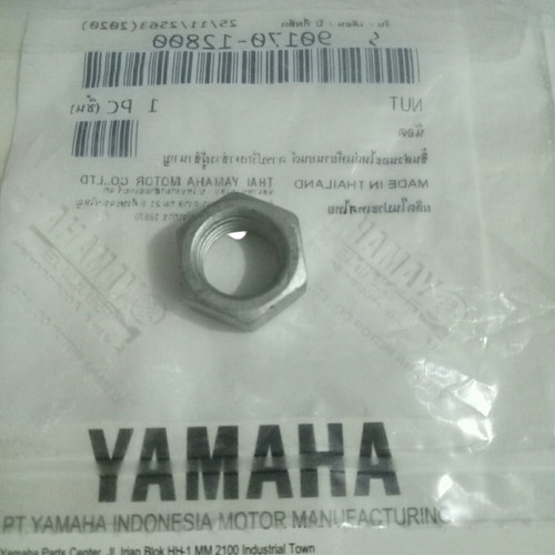 NVX AEROX NVX155 NMAX N MAX150 NUT , FRONT PULLY FAN ALUMINIUN CVT LH