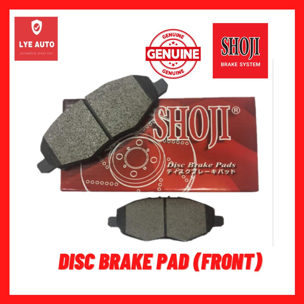 Front Disc Brake Pad (Perodua Alza 2014+ Toyota Vios NCP93 J Spec E
