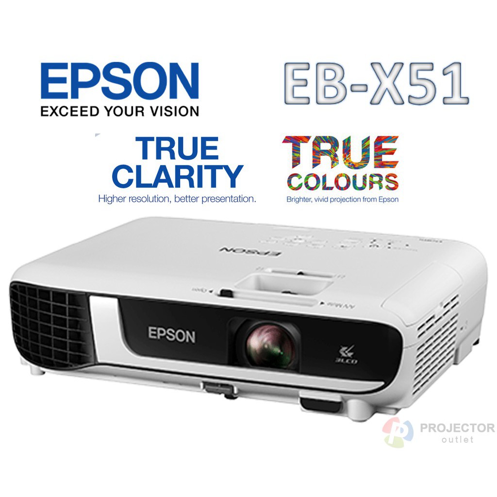 EPSON EBX51 EBX41 EBW51 EBX06 e10 e01 x06 EBW06 XGA 3LCD Projector