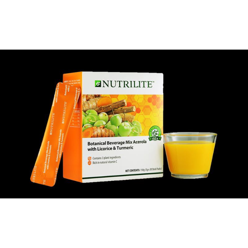 Nutrilite Botanical Beverage mix Cherry with licorice & turmeric