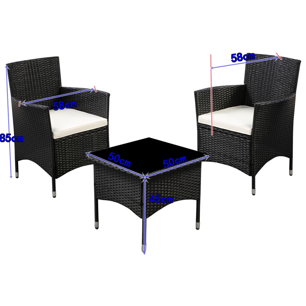 IPRO Outdoor Chair and Table set Outdoor Furniture Balcony Garden Chair