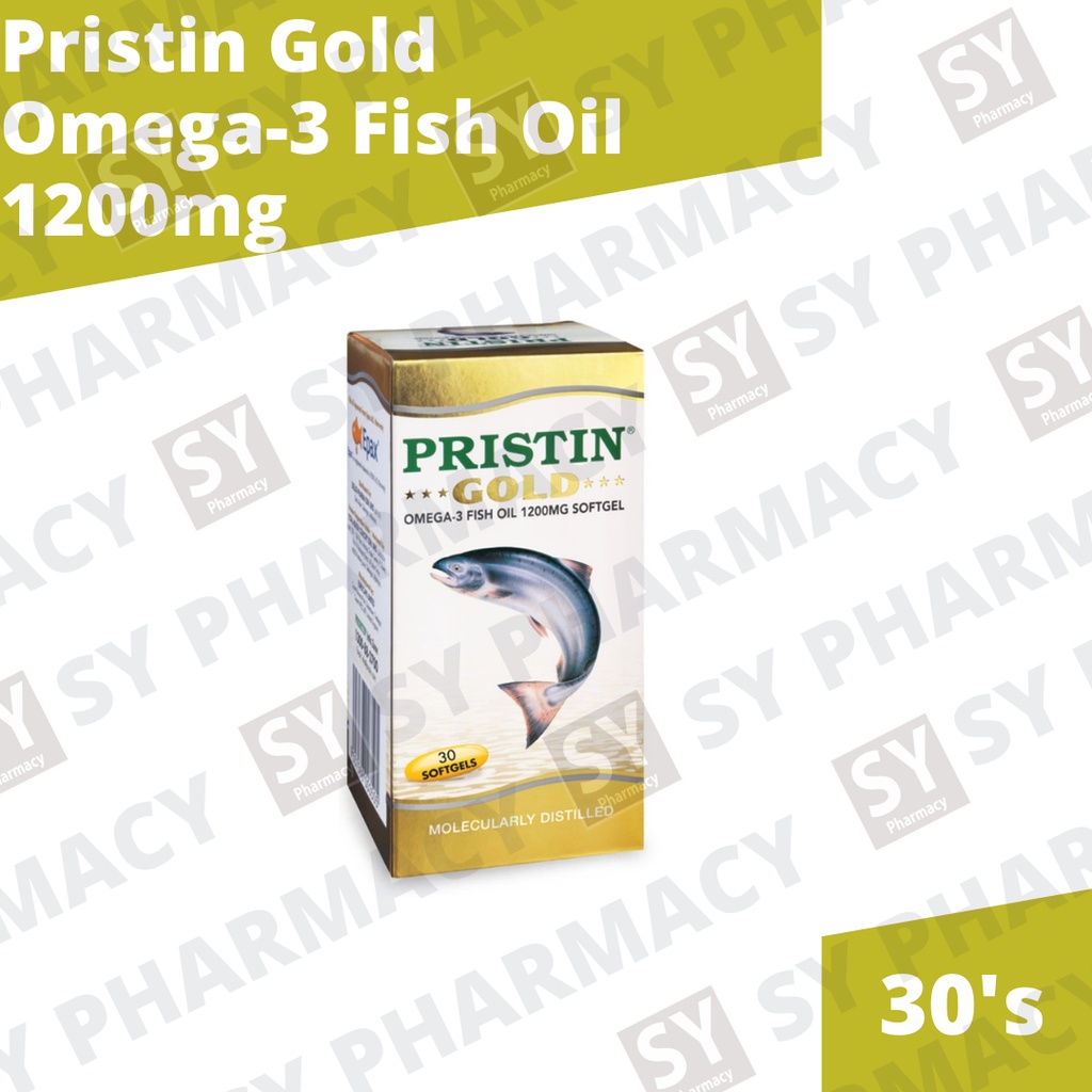 PRISTIN Gold Omega3 Fish Oil 1200mg 30's/90's Shopee Malaysia