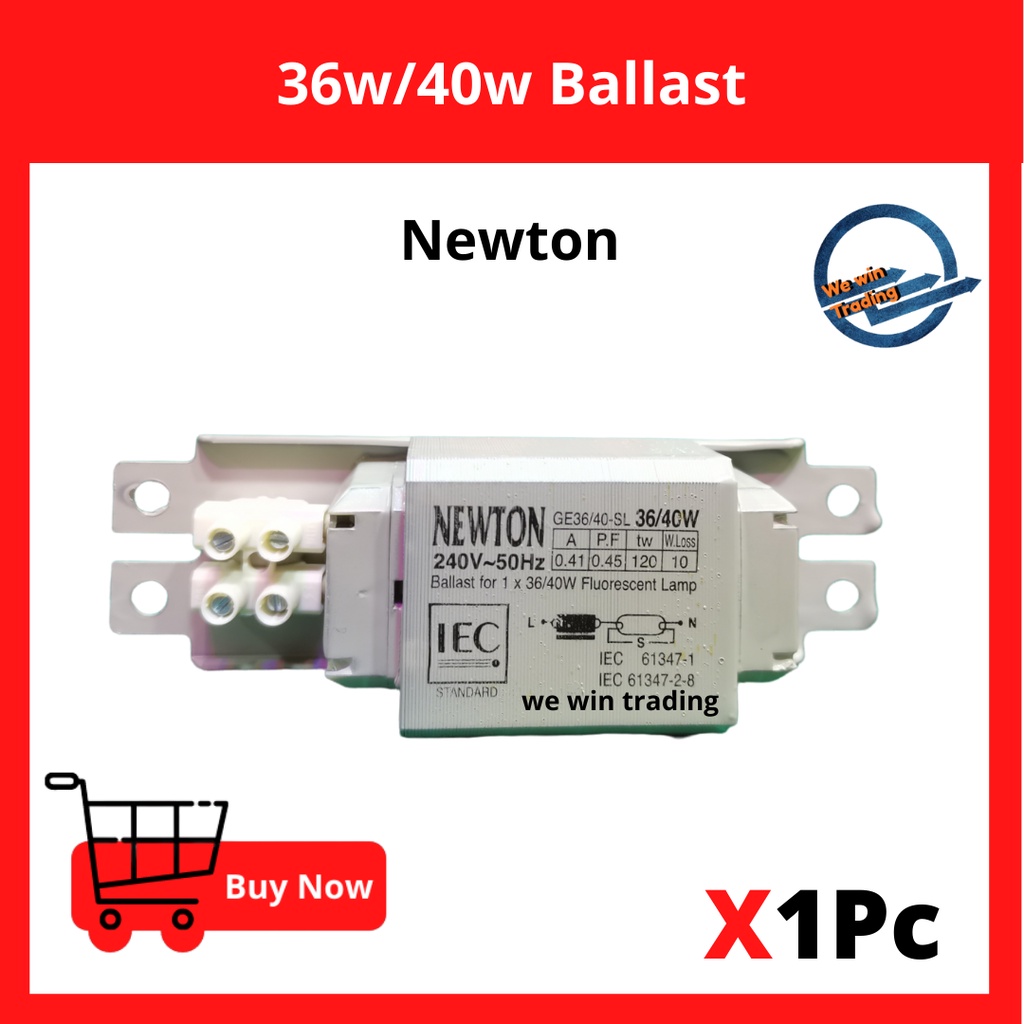Newton 36w 40w ballast choke coil type Shopee Malaysia