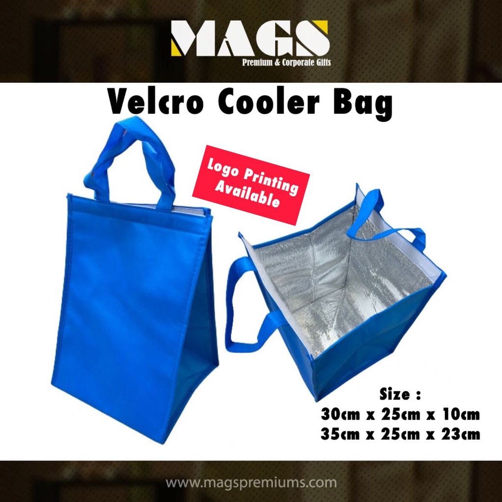 Food Delivery Bag with velcro cooler bag Insulated Bag Ready Stock (CBVEL_01) Shopee Malaysia