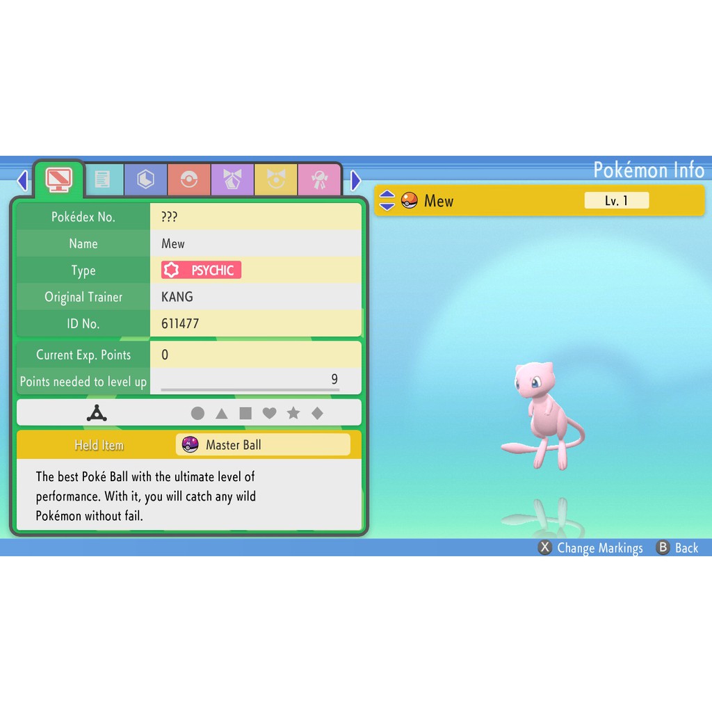 Pokemon Brilliant Diamond & Shining Pearl 6IV Mew Shopee Malaysia