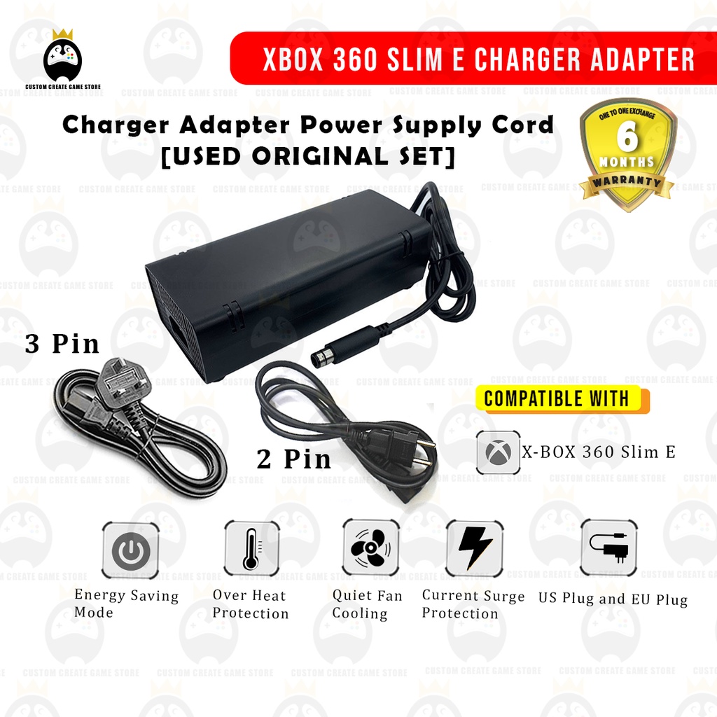 XBOX360 XBOX 360 E AC Adapter AC ADAPTER XBOX360 E power Adapter