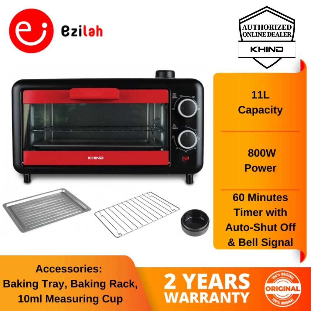 Khind Electric Oven with Special Steam Function (11L) OT11H Shopee