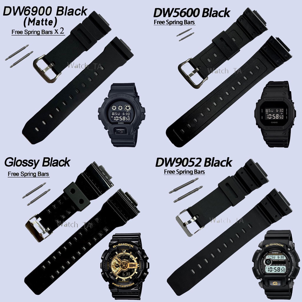 GShock Strap DW5600 / DW6900 / DW9052 / GA110 Strap Jam G shock dw5600