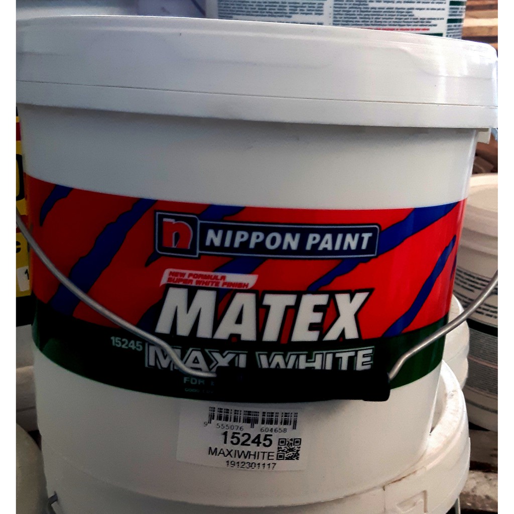 7 Liter Nippon Matex Emulsion Paint MaxiWhite 15245 (Color White