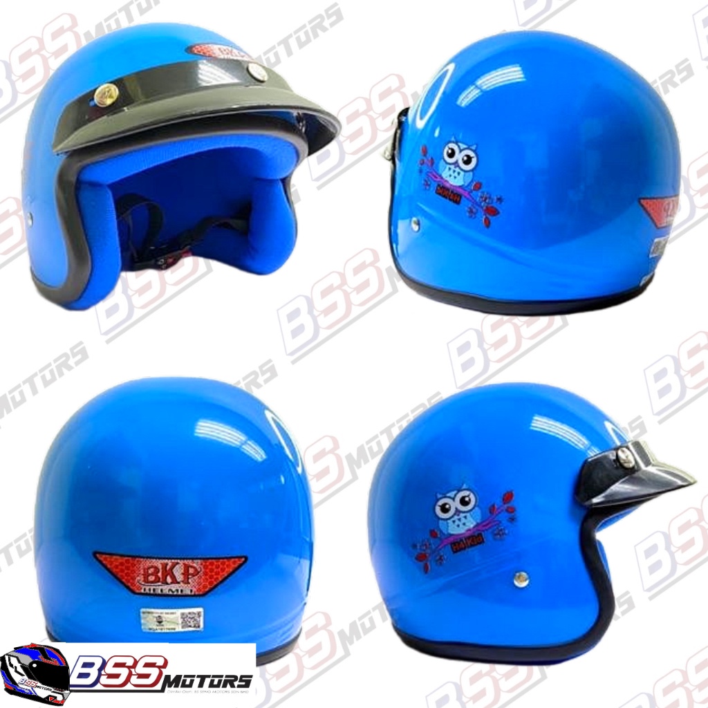 BKP H4 SIRIM Kids Motorcycle Helmet FREE VISOR QUALITY Kid Children