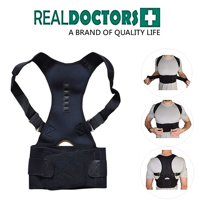 Real Doctors Posture Support Brace Reduce Back Pain Correction
