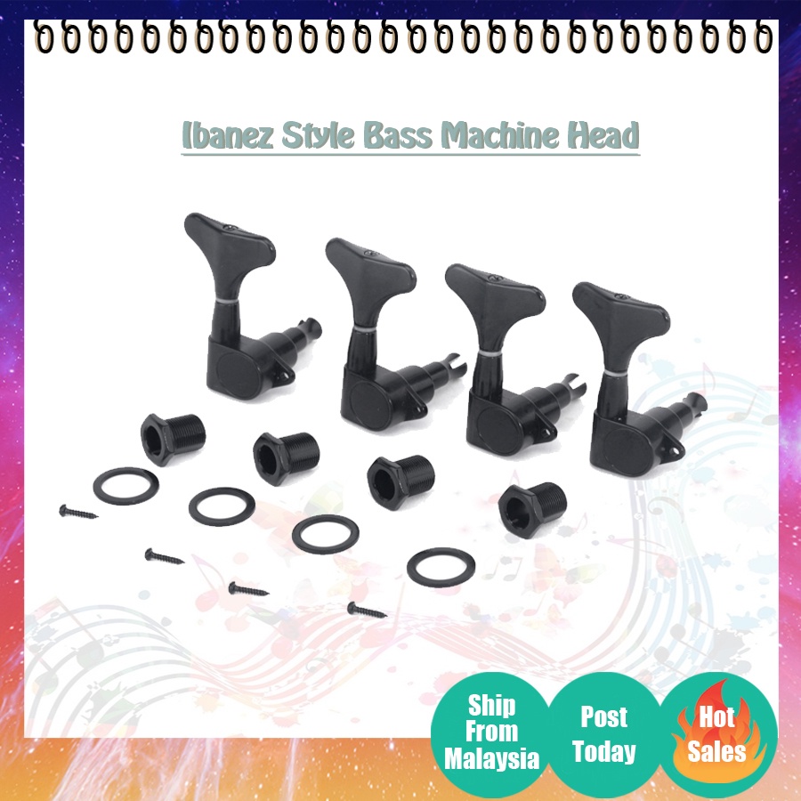 Ibanez Style Bass Guitar Tuning Pegs Tuner Machine Head set Shopee Malaysia