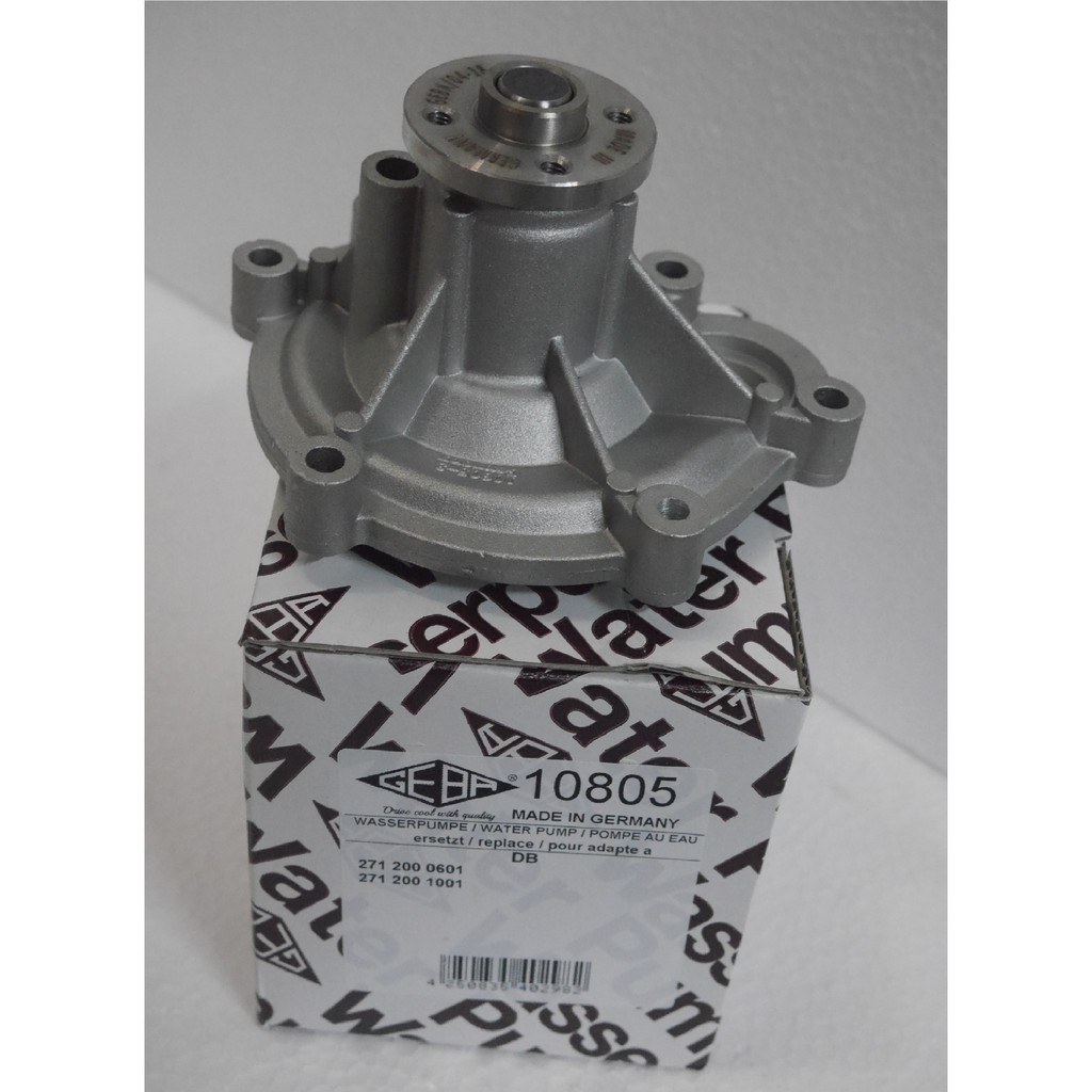 Mercedes W203 W204 W211 212 CGI Komp M271 GEBA Water Pump With Gasket