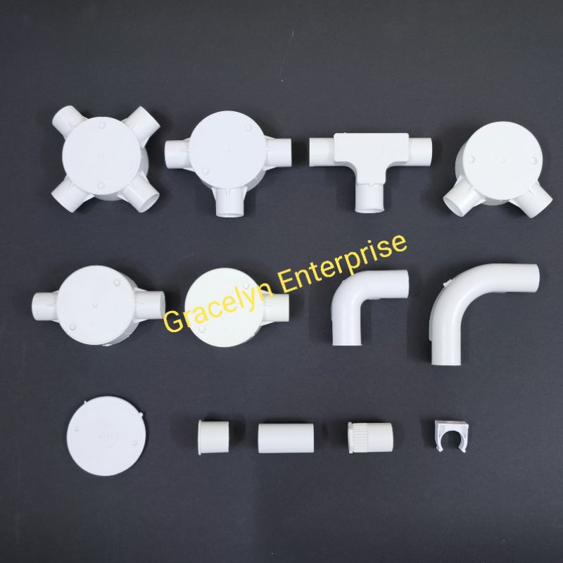 PVC Conduit Box Fitting Accessories Shopee Malaysia