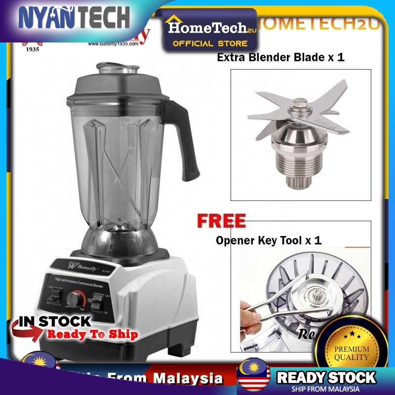 Butterfly Heavy Duty Commercial Ice Blender B592 With Free Blade and