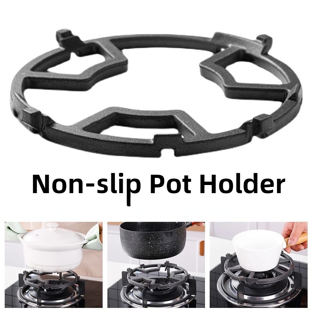 Universal Gas Stove Pot Holder Nonslip Pan Stand Antirust Cast Iron
