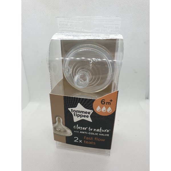 ORIGINAL tommee tippee nature fast flow teat 6m+ Shopee Malaysia