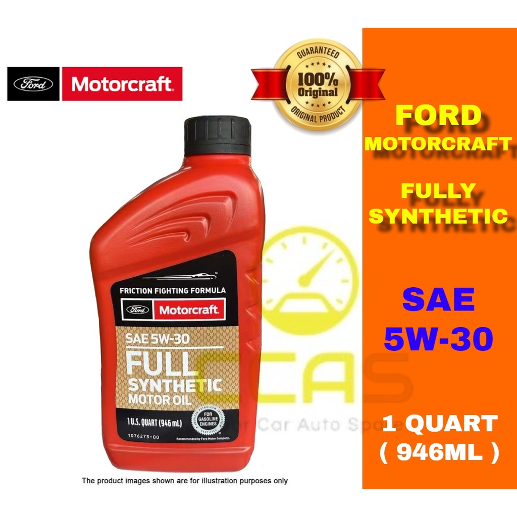 Genuine Ford Motorcraft Engine Oil Fully Synthetic SAE 5W30 5W-30 946ml