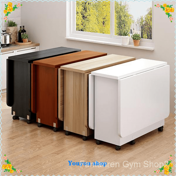 Foldable Table Household Dining Table Simple Retractable Portable