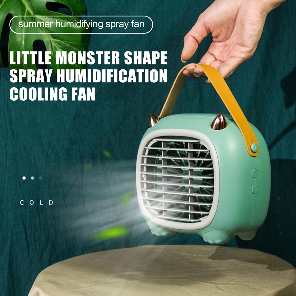 A new type of spray fan, portable rechargeable air bed, office cooler