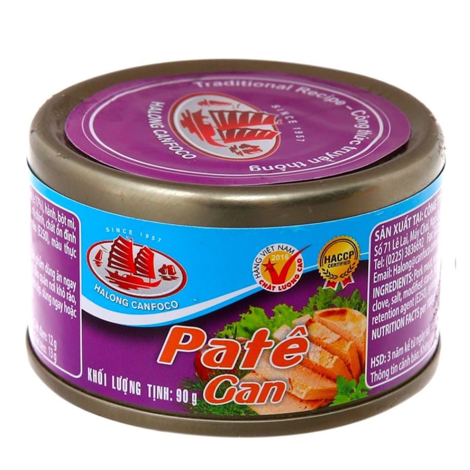 Vietnamese Pork Liver Paste 1 can Pate Gan Ha Long Vietnam 1 hop 150g Shopee Malaysia