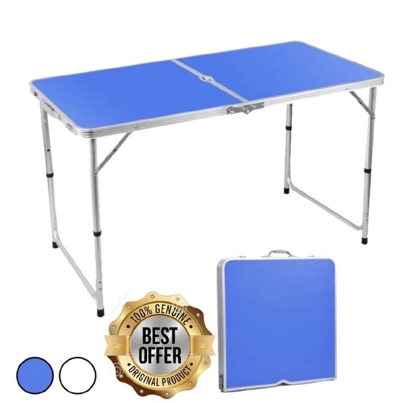 Foldable Aluminium Outdoor Table Meja Lipat Study Table Portable