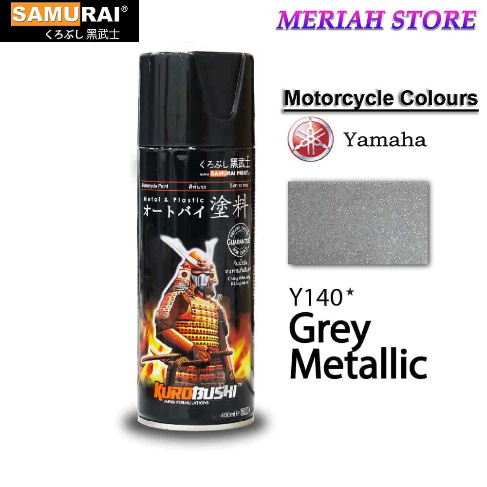 Samurai Y140 Yamaha Gray Metallic Aerosol Spray Paint 400ml Shopee