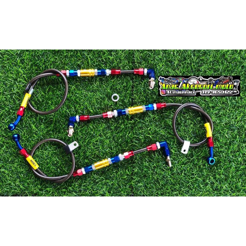 🔥hose brake disc belakang universal 125z,y15,lc dan lain2 (ready stock