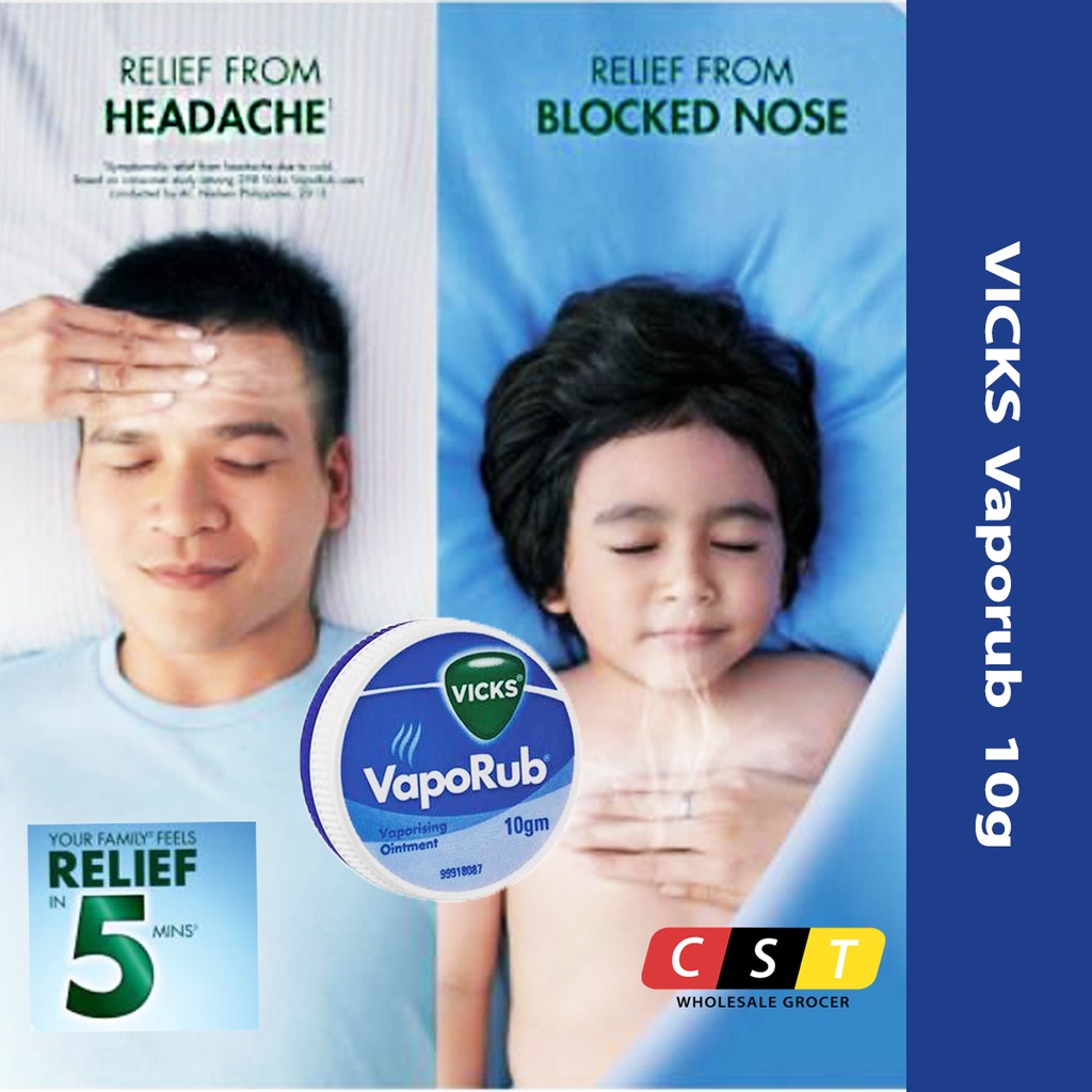 VICKS Vaporub 10g (Travel Size / Compact Size) Shopee Malaysia