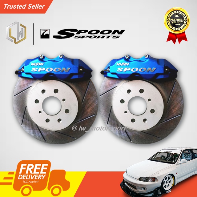 [READY STOCK] Spoon Brake Kit Caliper 4 Pot Honda Civic EG / EK