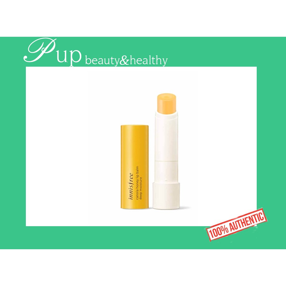 Innisfree Canola Honey Lip Balm In Yellow Shopee Malaysia
