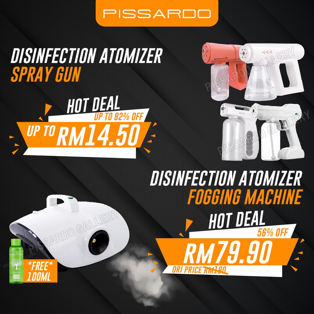 Fogging Machine Disinfectant Spray Gun Handheld Wireless Atomizer Fog