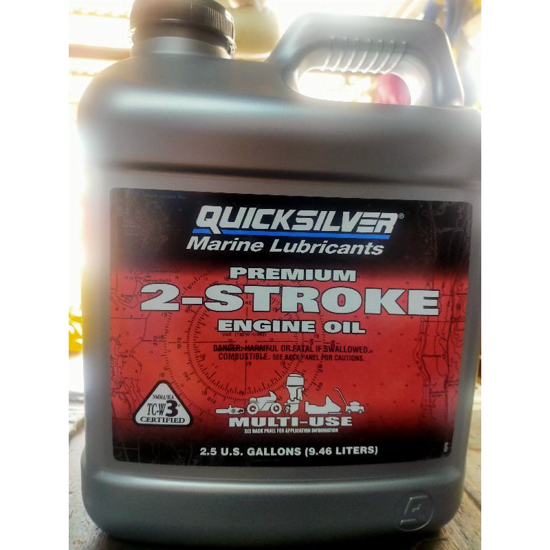 Quicksilver 2 Stroke Lubricant 2T Tcw3 Outboard Marine Lubricants