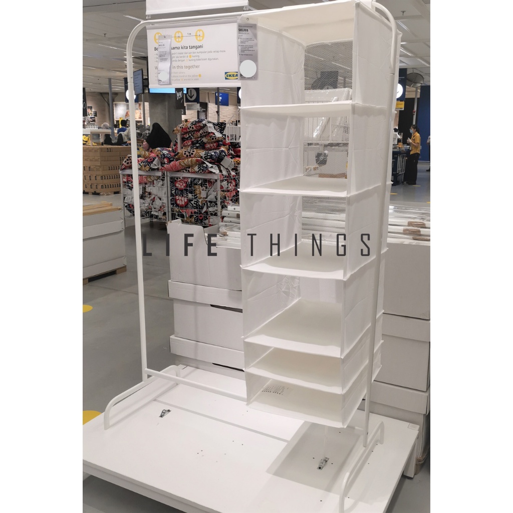 IKEA MULIG Clothes rack, Rak baju, Drying Racks, Coat Rack (Free bubble