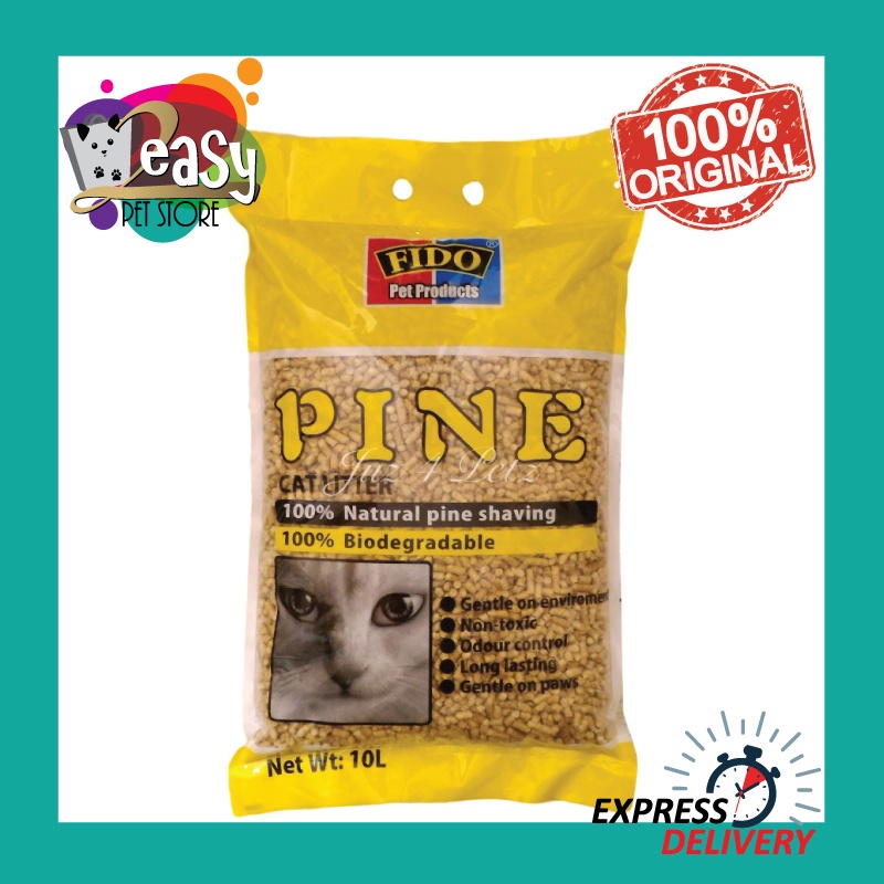 FIDO Pine Pellet Cat Litter 10L Shopee Malaysia