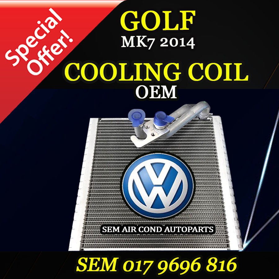 VOLKSWAGEN GOLF MK7 2014 YEAR OEM COOLING COIL/ EVAPORATOR (CAR AIRCOND