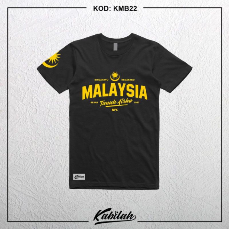 Malaya Tshirt MALAYSIA TANAH AIRKU BY KABILAH Men Shirt Islamic Tee