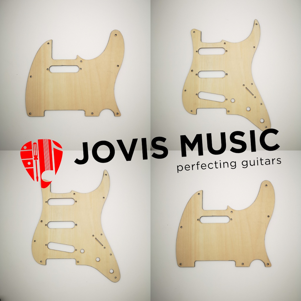 Unfinished Plywood Pickguard for TELE / STRAT Telecastor