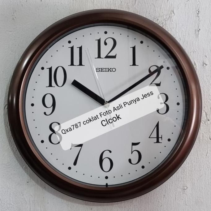 Qxa787 Seiko New Wall Clock Agustus 2021 Shopee Malaysia