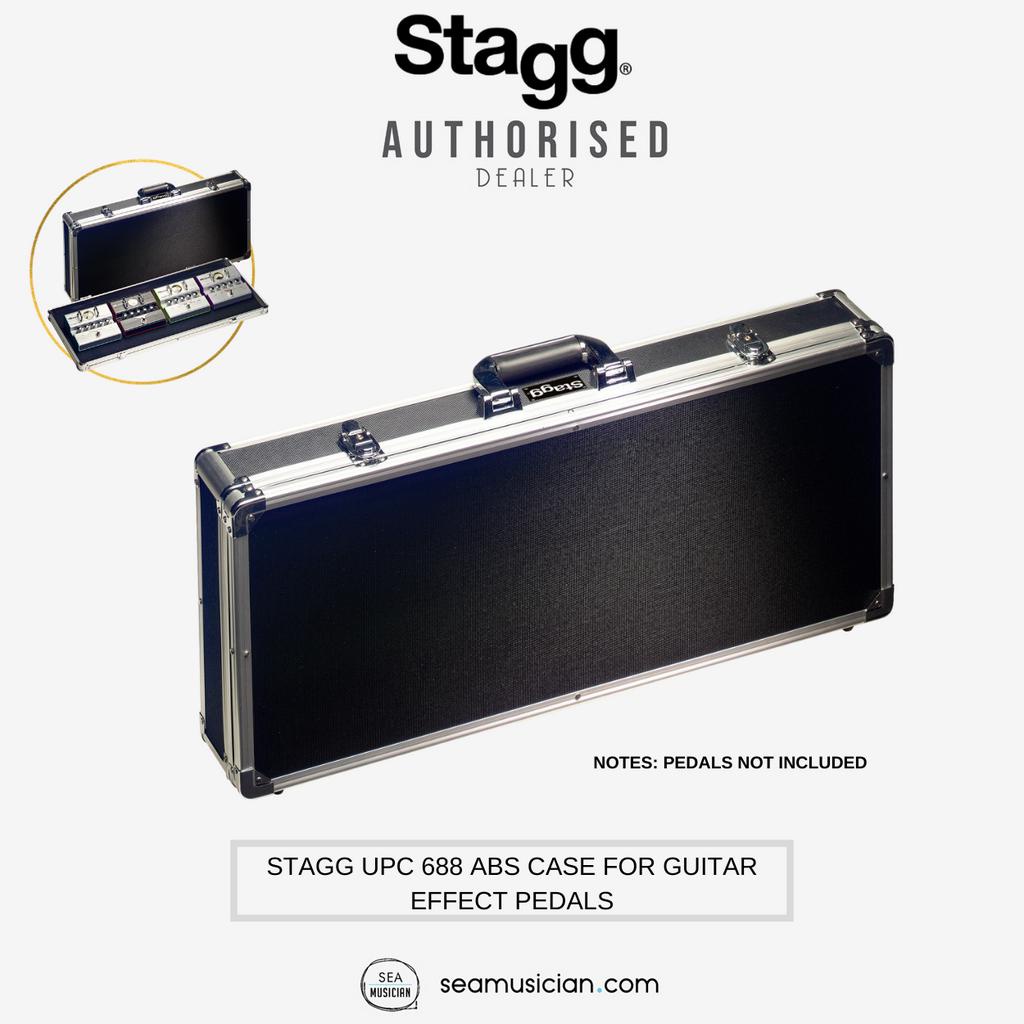 STAGG UPC688 ABS PEDAL BOARD CASE FITS BOSS GT100, BOSS RC300 & LINE 6