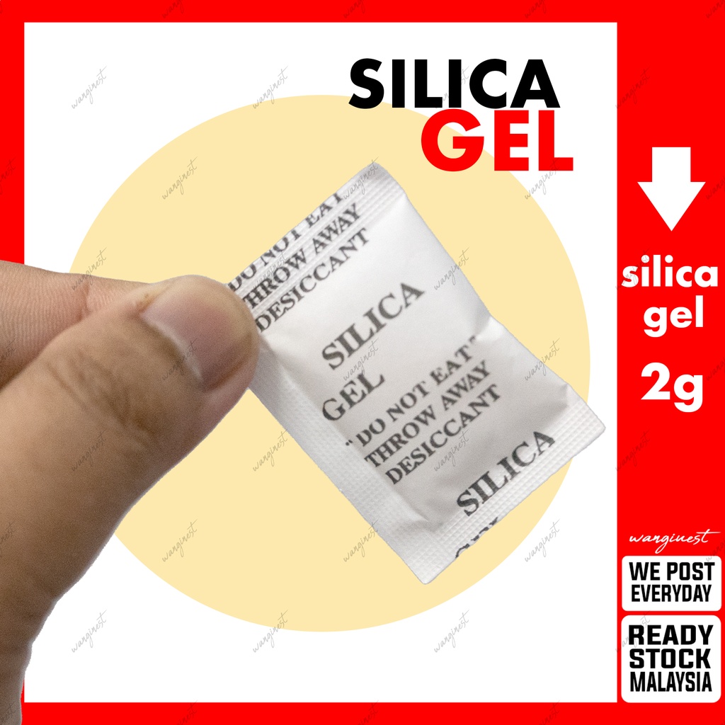 Silica Gel Desiccant / Moisture Absorber Sachet / Silika Gel / Penyerap