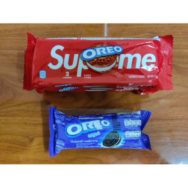 [READY STOCK] New Design AWSupreme Oreo Biscuit Expensive Biskuit (Red