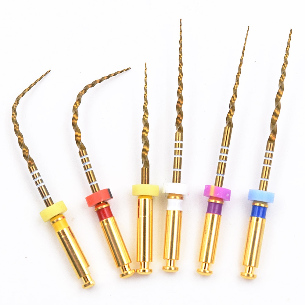 Dental gold flexible files endo rotary files golden endodontic files