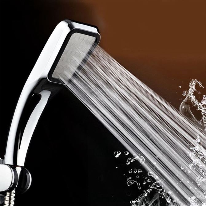 300 hole High Pressure Boosting Water Saving Shower Head Sprayer Head