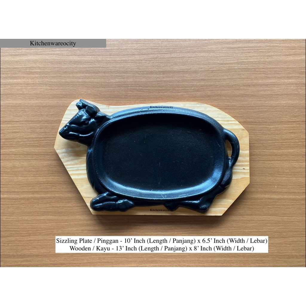Sizzling Hot Plate / Sizzling Plate / Oval Cast Iron Sizzling / Sizzling Mee Plate Shopee Malaysia