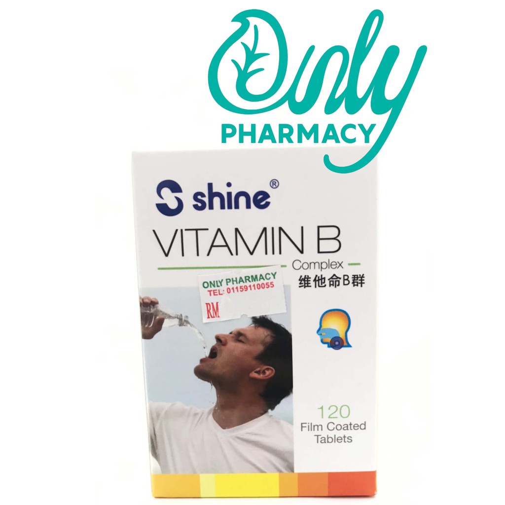 Shine Vitamin B Complex Tablets (120's) Shopee Malaysia