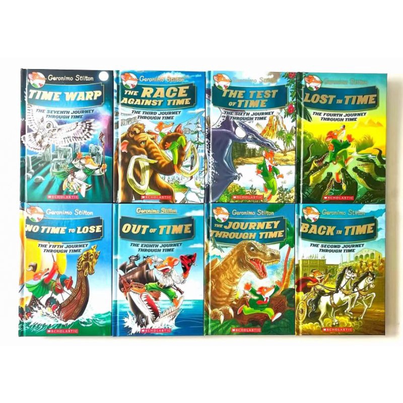 Geronimo Stilton Journey Through Time Series 8 Hardcover Books Shopee