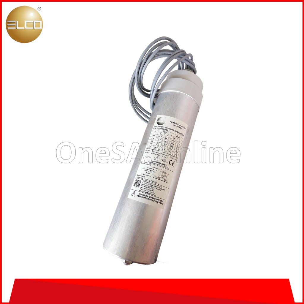 ELCO 700SERIES CAPACITOR BANK,20KVAR AC440V,(ELCO20440) Shopee Malaysia